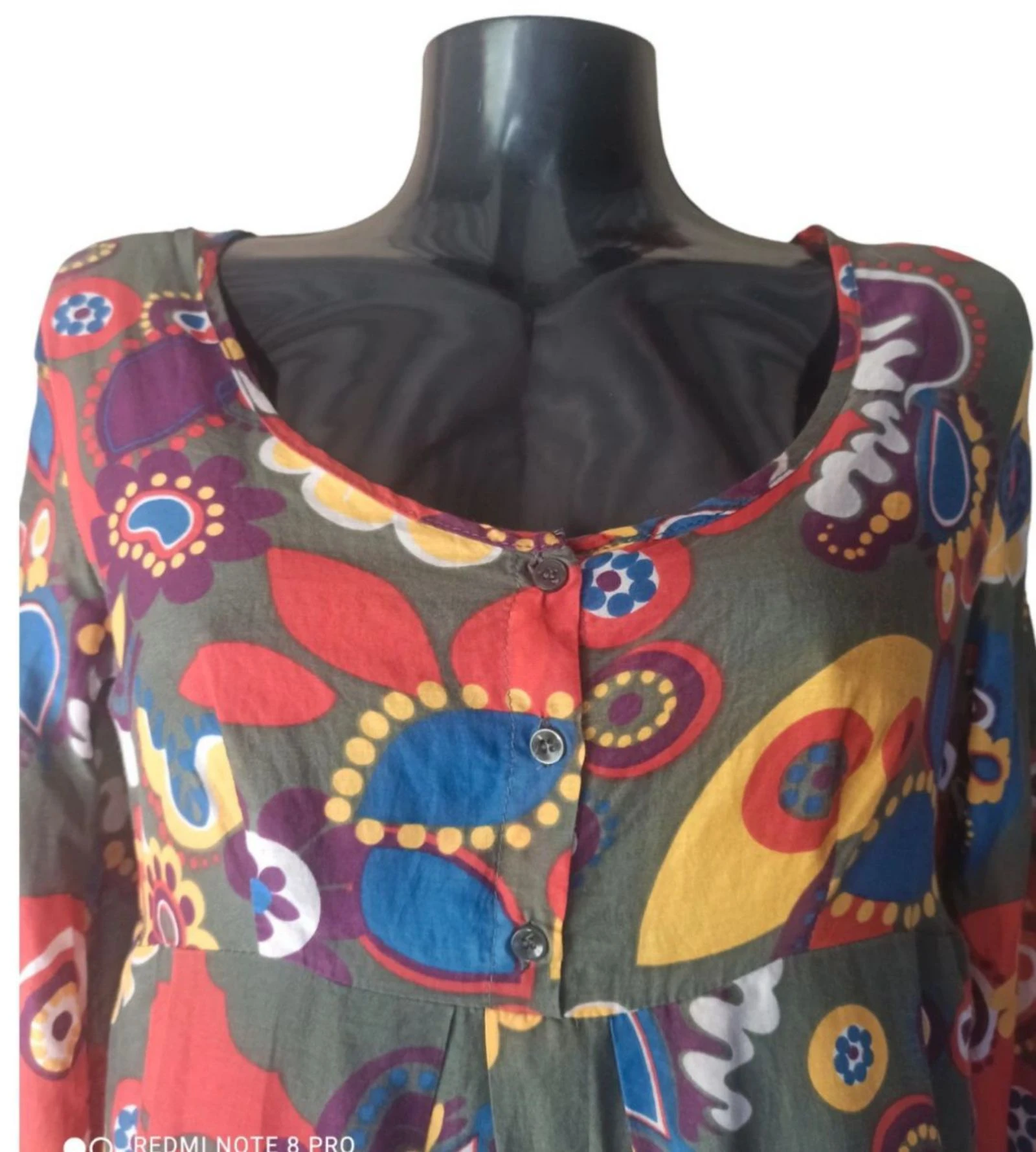 Vestido tipo túnica de estilo bohemio – photo 4